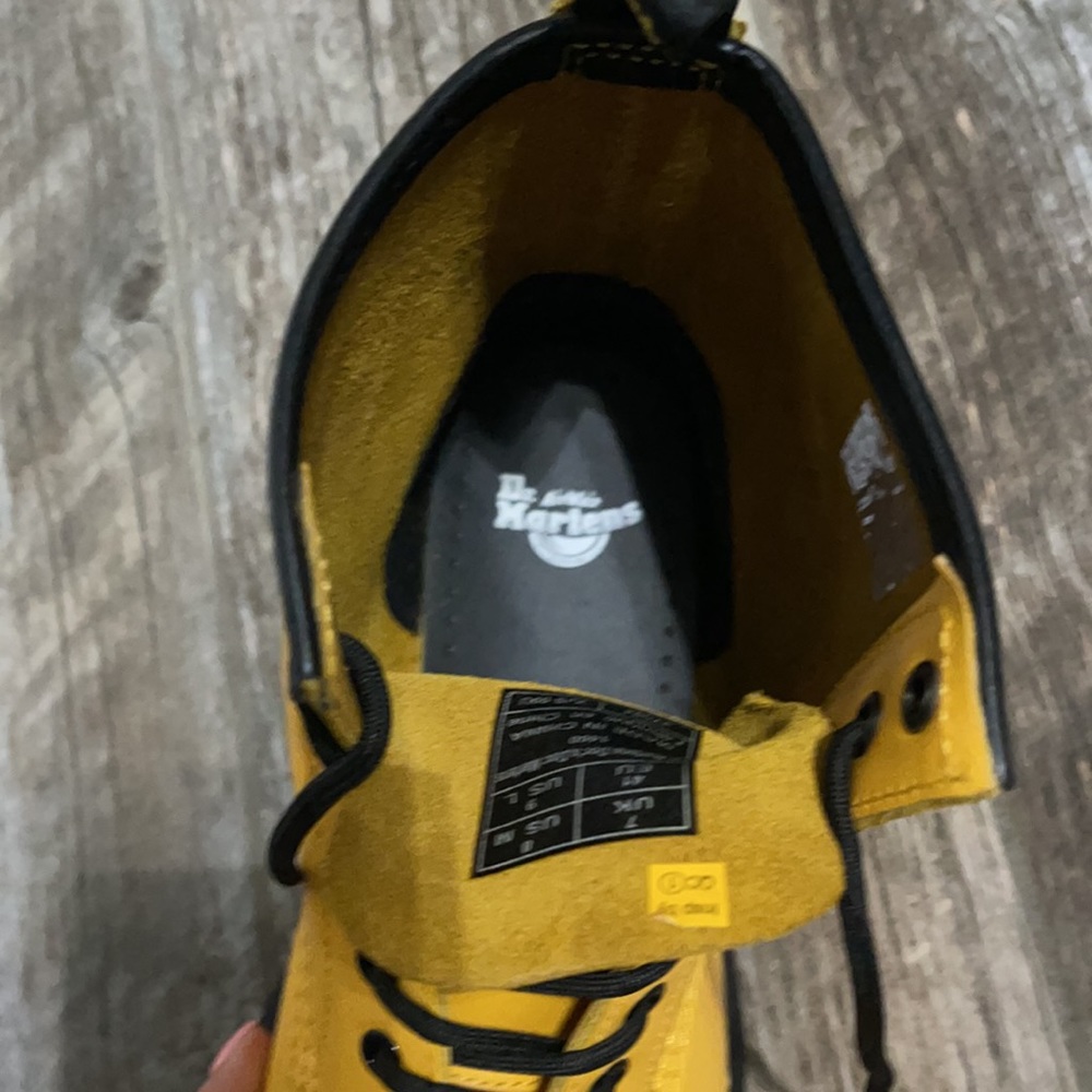 New with tags Yellow Doc Marten’s: ❤️❤️ HOST PICK - Picture 11 of 11